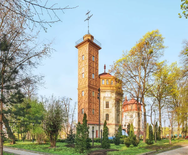 Das Museumsgebäude Ist Wasser Kiew Ein Teil Des Gebäudes Aus — Stockfoto