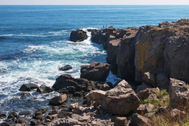 Bulgaristan 'ın Karadeniz kıyısındaki Sozopol kentinin bir parçası.