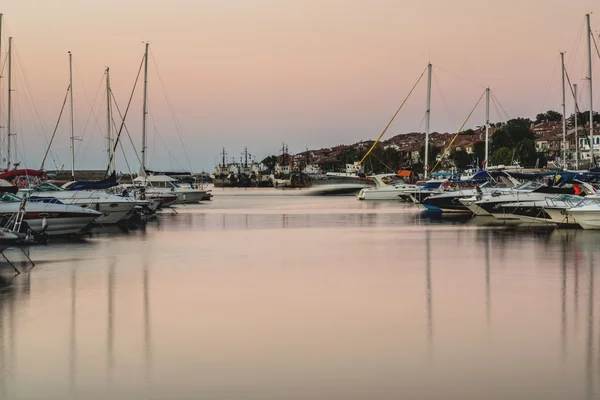 Evening at the Yacht Club. — Stock Photo, Image