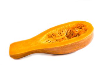 beyaz arkaplanda balkabağı.