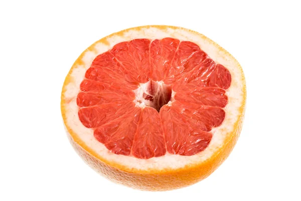 Grapefruit fehér alapon. — Stock Fotó