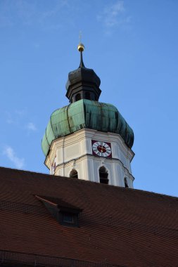 Almanya 'nın Bavyera kentindeki eski Dachau kasabası