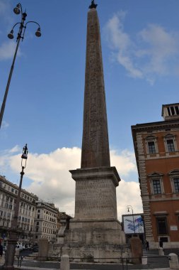 Lateran Obelisk - Roma, İtalya 'da Fontana dellObelisco Lateranense