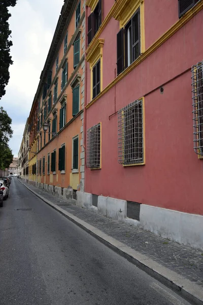 Historische Gebouwen Straten Van Rome — Stockfoto