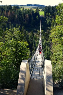 Geierlay - Batı Almanya 'da Askı Köprüsü