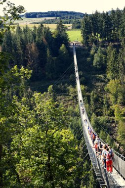 Geierlay - Batı Almanya 'da Askı Köprüsü