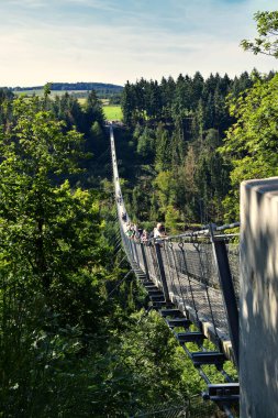 Geierlay - Batı Almanya 'da Askı Köprüsü
