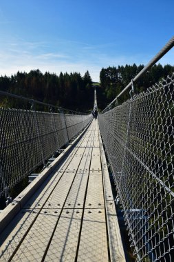 Geierlay - Batı Almanya 'da Askı Köprüsü