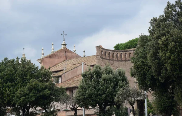 Circo Massimo Chiesa Dei Santi Andrea Gregorio Monte Celio — Foto Stock