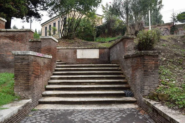 Old Street Sign Circus Maximus Rome Italy — Stock Photo, Image