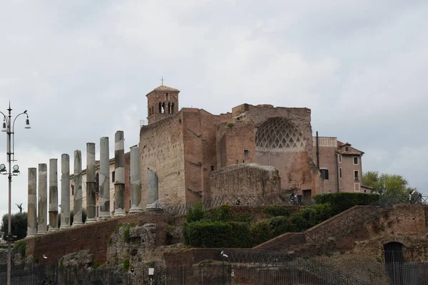 Forum Romanum Römisches Forum Der Stadt Rom Italien — Stockfoto