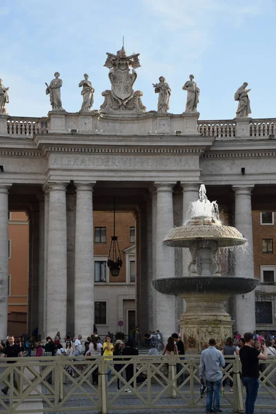 Plac Piotra Rzymie Włochy — Zdjęcie stockowe