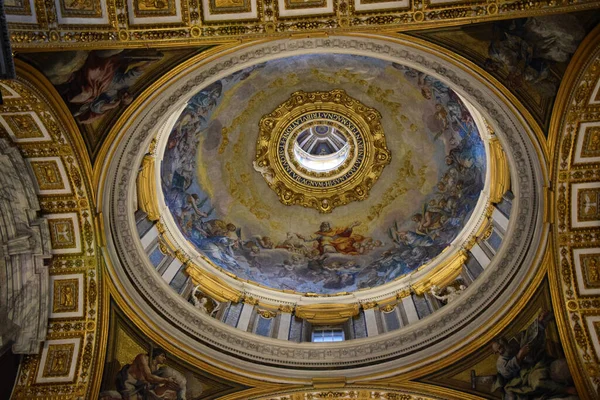 Dentro Basílica San Pedro Ciudad Roma Italia — Foto de Stock