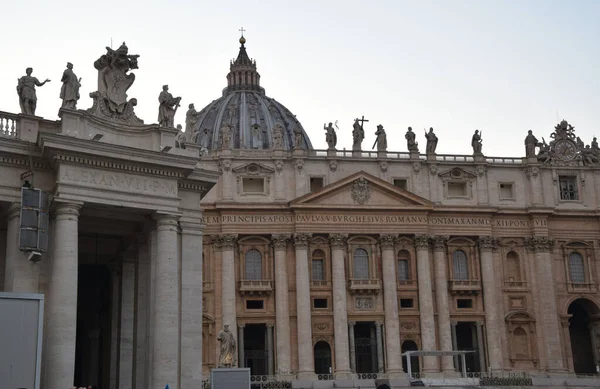 Peter Basilica Peter Square City Rome Italy — Stock Photo, Image