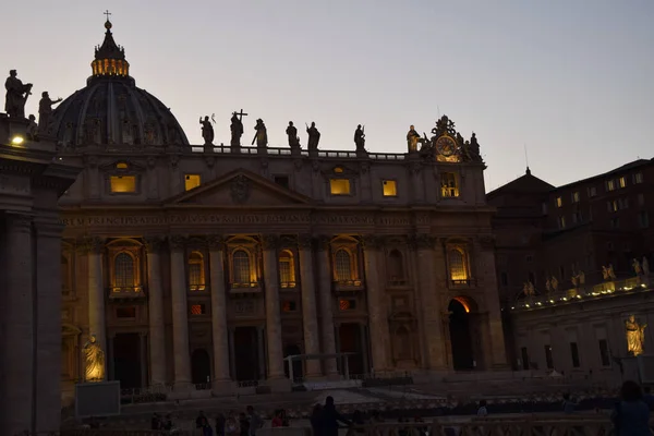 Szent Péter Bazilika Szent Péter Téren Róma Városában Olaszországban — Stock Fotó