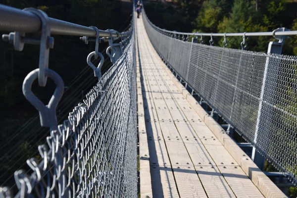 Geierlay Puente Colgante Alemania Occidental —  Fotos de Stock