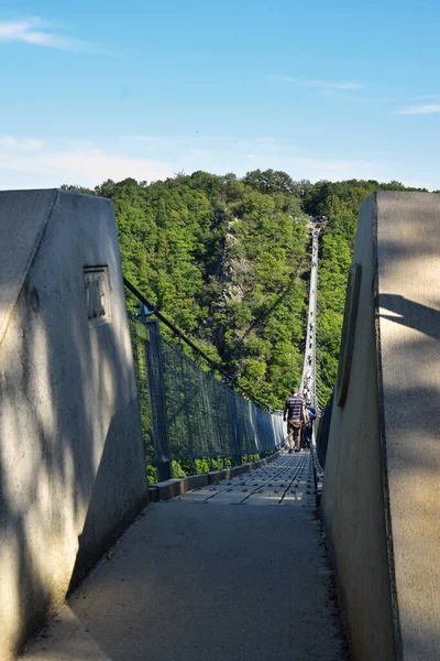 Geierlay Puente Colgante Alemania Occidental —  Fotos de Stock