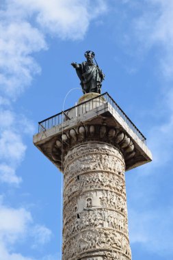 Roma, İtalya 'da Marcus Aurelius' un Sütunları