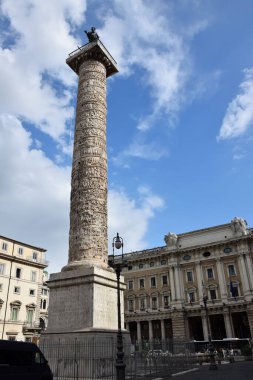 Roma, İtalya 'da Marcus Aurelius' un Sütunları