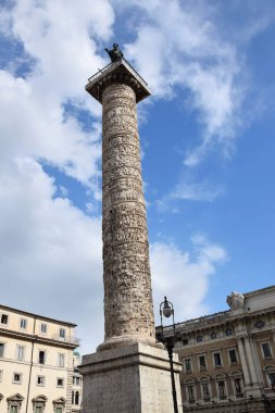 Roma, İtalya 'da Marcus Aurelius' un Sütunları
