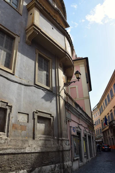 Oude Gebouwen Straten Van Rome Italië — Stockfoto