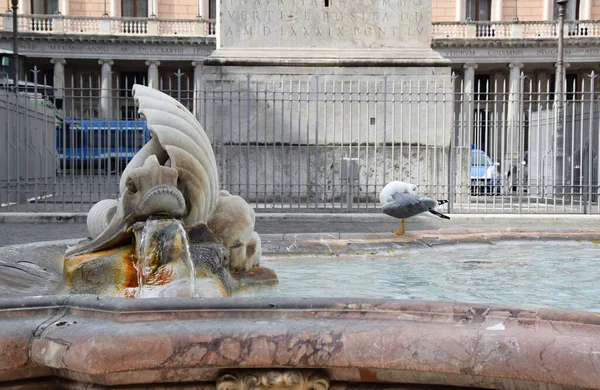 Sloup Marcuse Aurelia Městě Řím Itálie — Stock fotografie