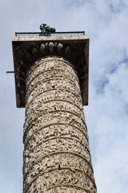 Roma, İtalya 'da Marcus Aurelius' un Sütunları