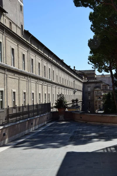 Cortile Della Pinacoteca Museus Vaticano — Fotografia de Stock