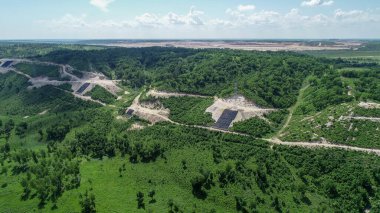 Amur bölgesinde bir gaz işleme tesisinin yakınında.