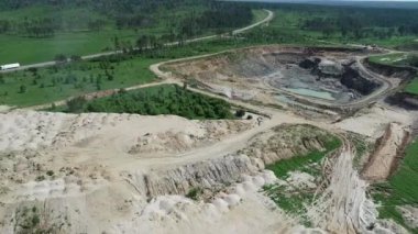 Amur bölgesinde kum ocakları