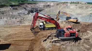 Amur bölgesinde kum ocakları