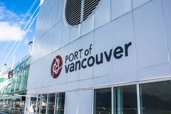 Vancouver British Columbia Kanada September 2020 Port Vancouver Kanada Place — Stockfoto