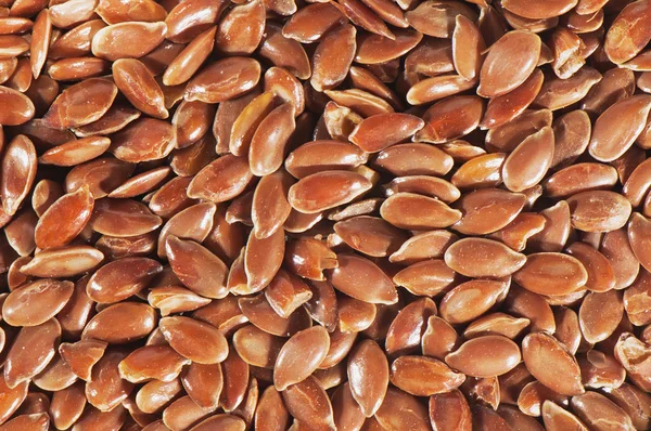 Flax seeds closeup. The texture of the seeds. — Stock Photo, Image