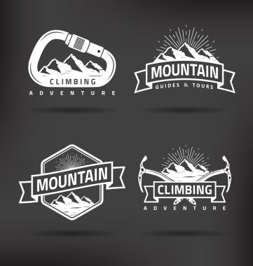 Tırmanma dağ etiket