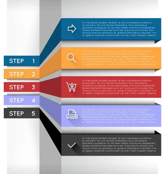 Infografía — Vector de stock