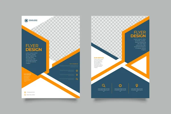 Creatief Schoon Abstract Business Vector Sjabloon Voor Brochure Ontwerp Omslag — Stockvector