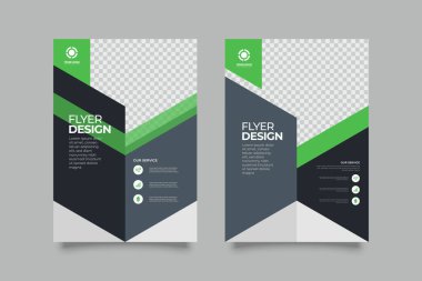 Broşür tasarımı. İş broşürü. Yıllık rapor kapağı. Eğitim kitapçığı, reklam, sunum, dergi sayfası. a4 boyut vektör çizimi