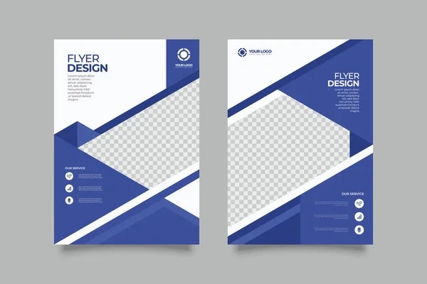 Flyer Template Lay Out Ontwerp Zakelijke Flyer Brochure Magazine Flyer — Stockvector