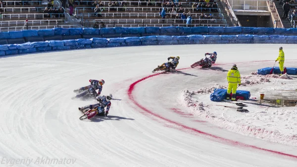 Ice speedway of Kazakhctan. Almaty — Stock Photo, Image