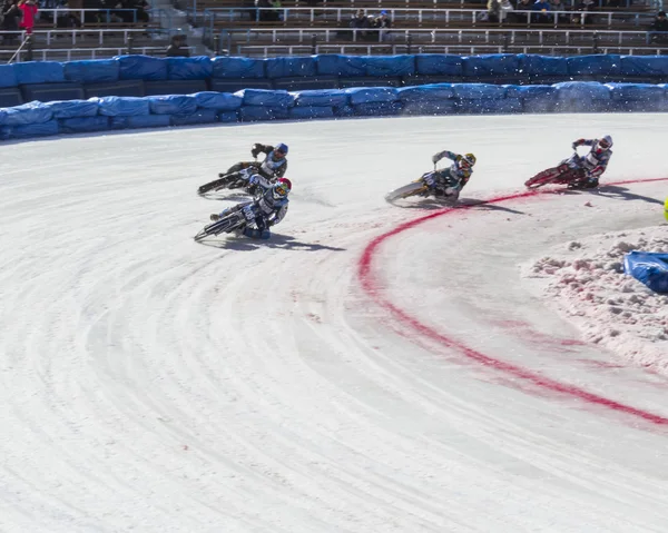 Ice speedway of Kazakhctan. Almaty — Stock Photo, Image