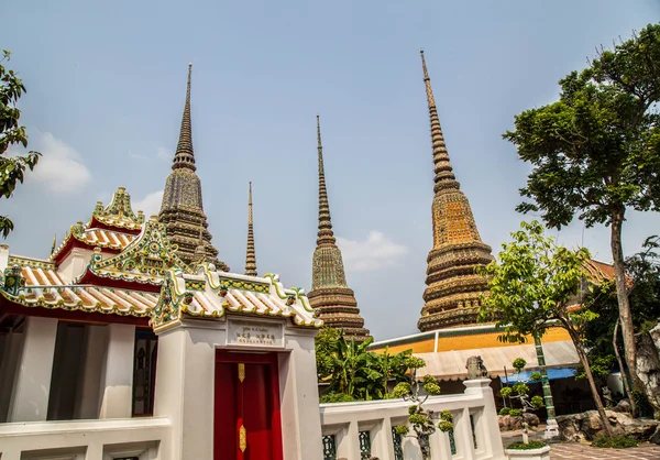 Buddyjski architektura w Bangkok, Tajlandia — Zdjęcie stockowe