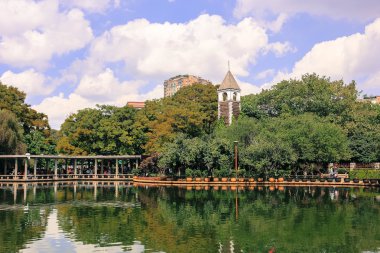 Kunming, Çin için Yeşil Göl