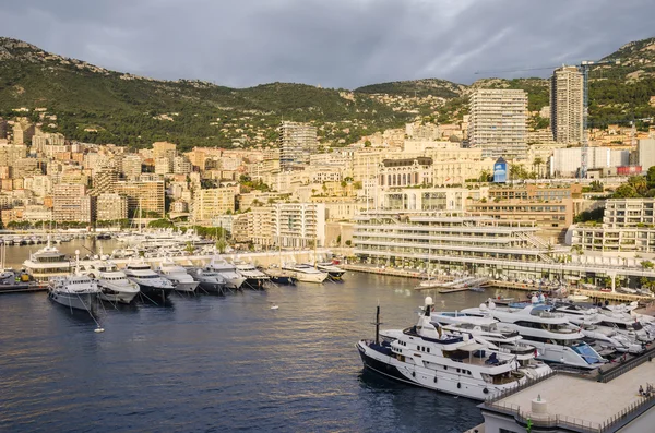 La Condamine y Port Hércules en Mónaco — Foto de Stock