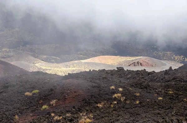 Zuidelijke flank van de vulkaan Etna — Stockfoto