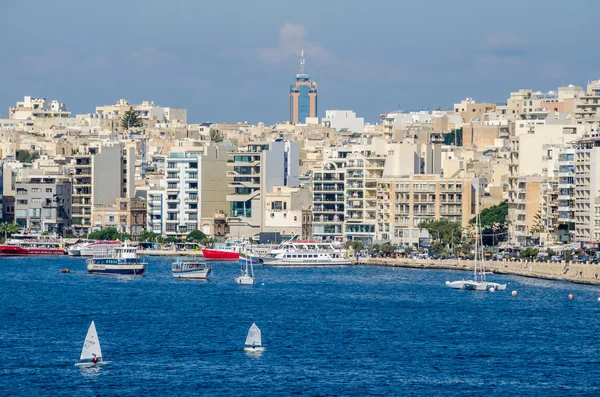 Gzira 발레에서의 보기 — 스톡 사진