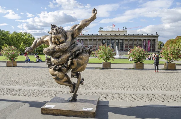 Senhoras gordas im lustgarten — Fotografia de Stock