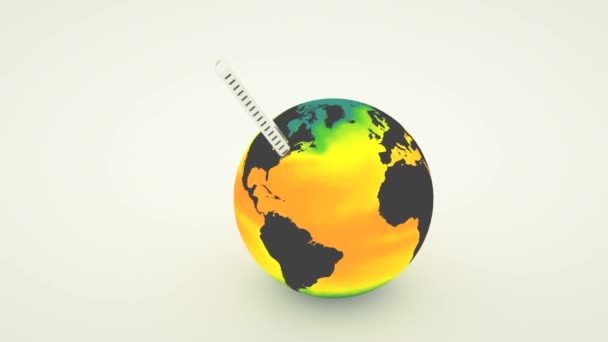 Globale Erwärmung und der Treibhauseffekt — Stockvideo