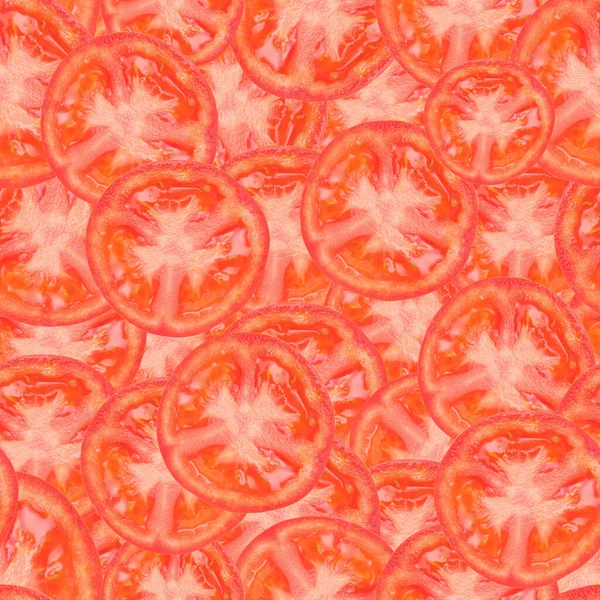 Naadloos Patroon Gesneden Tomaten Close — Stockfoto