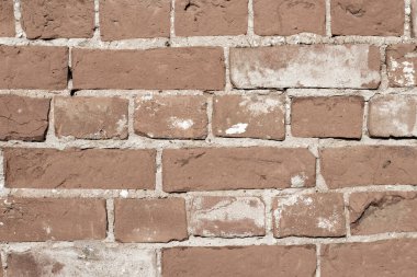 Arkaplan olarak eski tuğla duvarın dokusu.