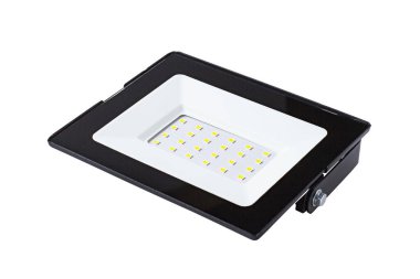 LED fener ya da spot ışığı beyaz, yakın çekim.